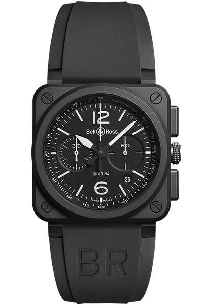 Bell & Ross BR03 Aviation BR03-94 Black Matte Replica watch - Click Image to Close